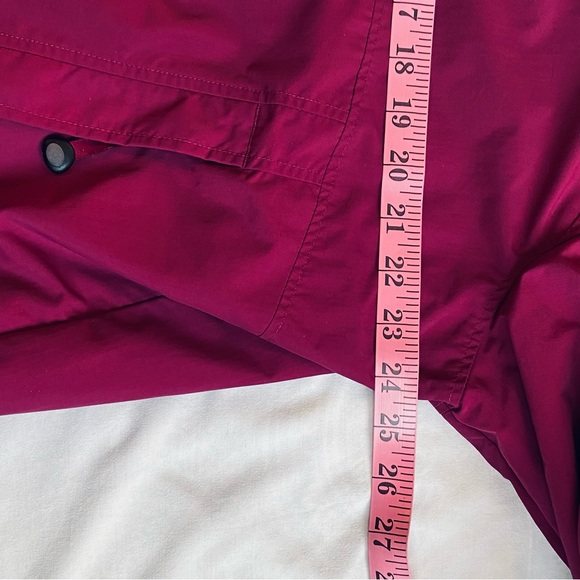 LL Bean Womens Size XL Nylon Double Zip Jacket Pink/Purple Hooded Full Zip OBCY8 - Picture 10 of 10
